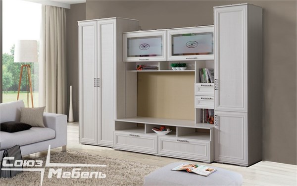 Модульная гостиная "Корвет люкс" Вар 8 15120