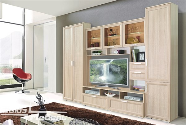 Модульная гостиная "Корвет люкс" Вар 3 15133