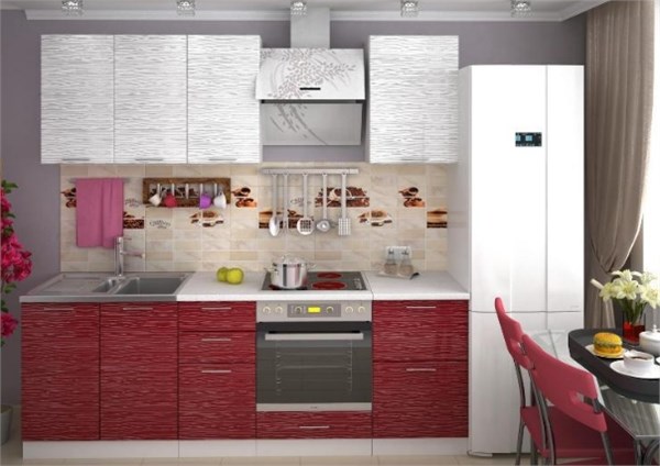 Модульная кухня "Валерия" страйп 2,3м 15332