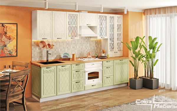 Кухонный гарнитур Флора Вар2 15357