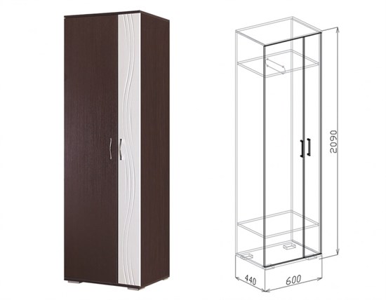 Шкаф №1 Лидер 15937