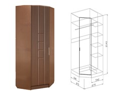 Шкаф угловой Палермо 15785