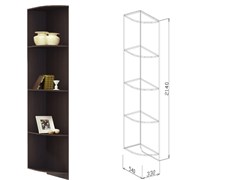 Угол завершающий №2 Палермо 15864