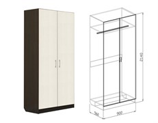 Шкаф 2х створчатый 