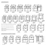 Кухонный гарнитур Квадро Комплектация 2 15339